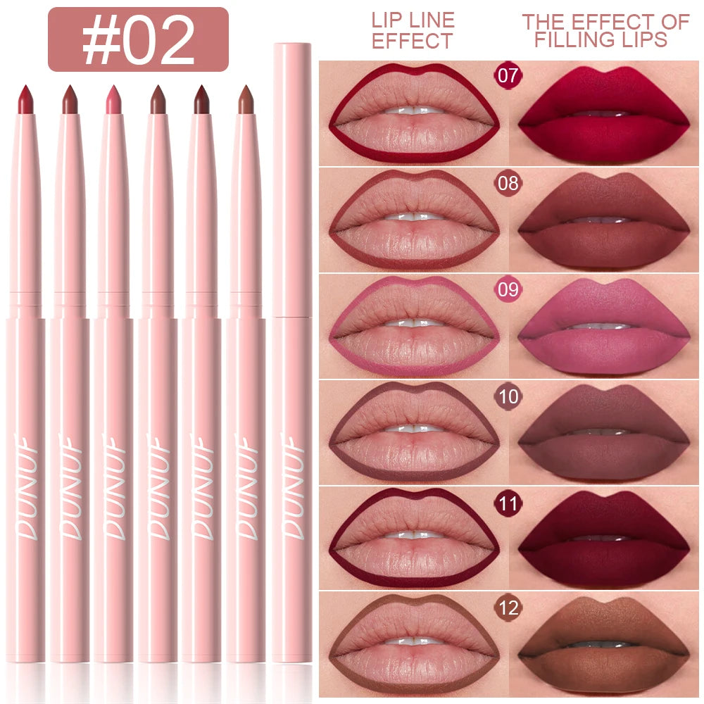 6pcs Lip Liner Pen Set
