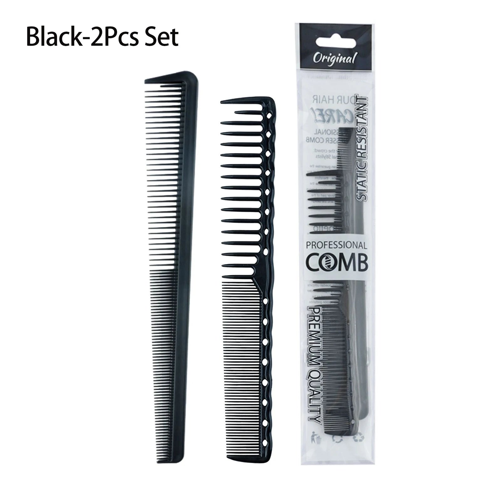2pcs Set Professional Barbershop Comb
