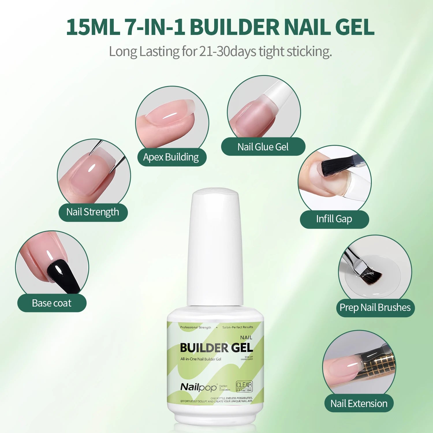 Nailpop 15ml Builder Gel