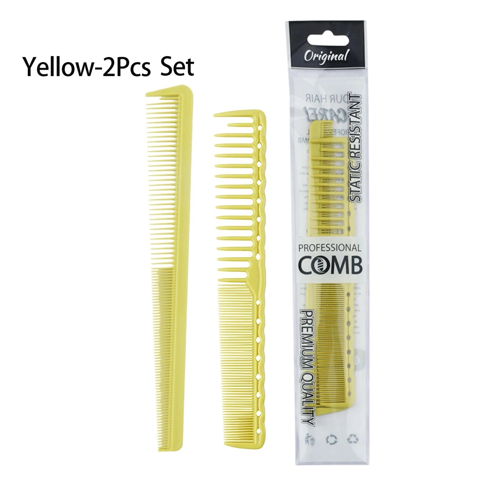 2pcs Set Professional Barbershop Comb