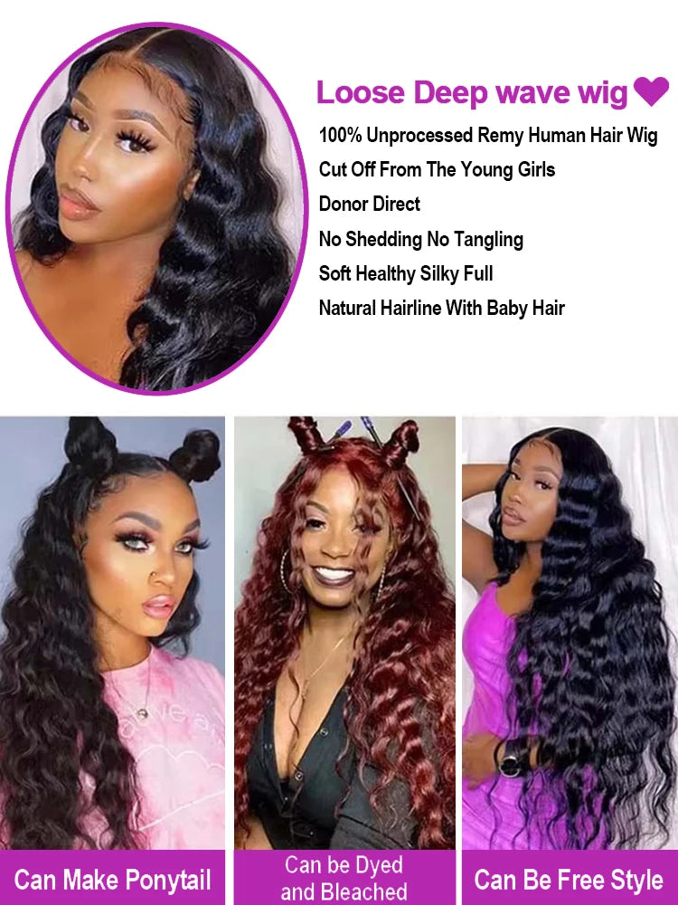 HD Lace Frontal Wig Brazilian Curly Human Hair