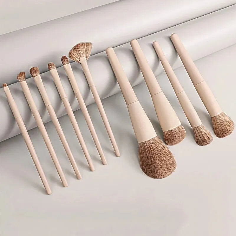 10 PCS Foundation Blending Brush Set