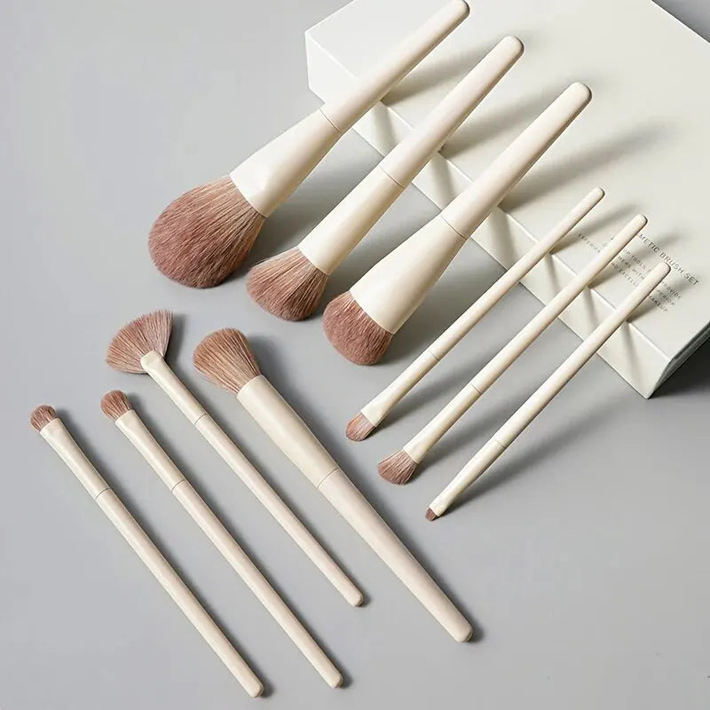 10 PCS Foundation Blending Brush Set