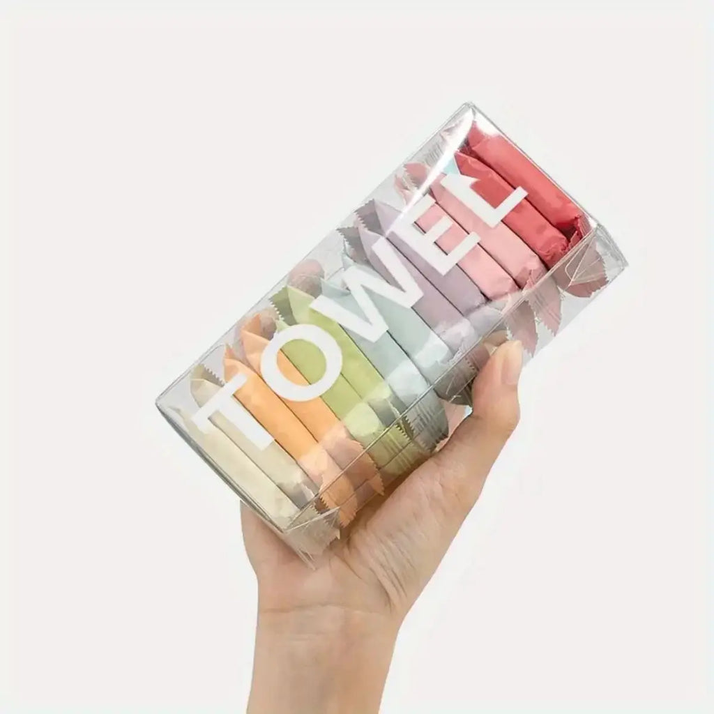 14pcs/set Compressed Cotton Facial Cleansing Towels