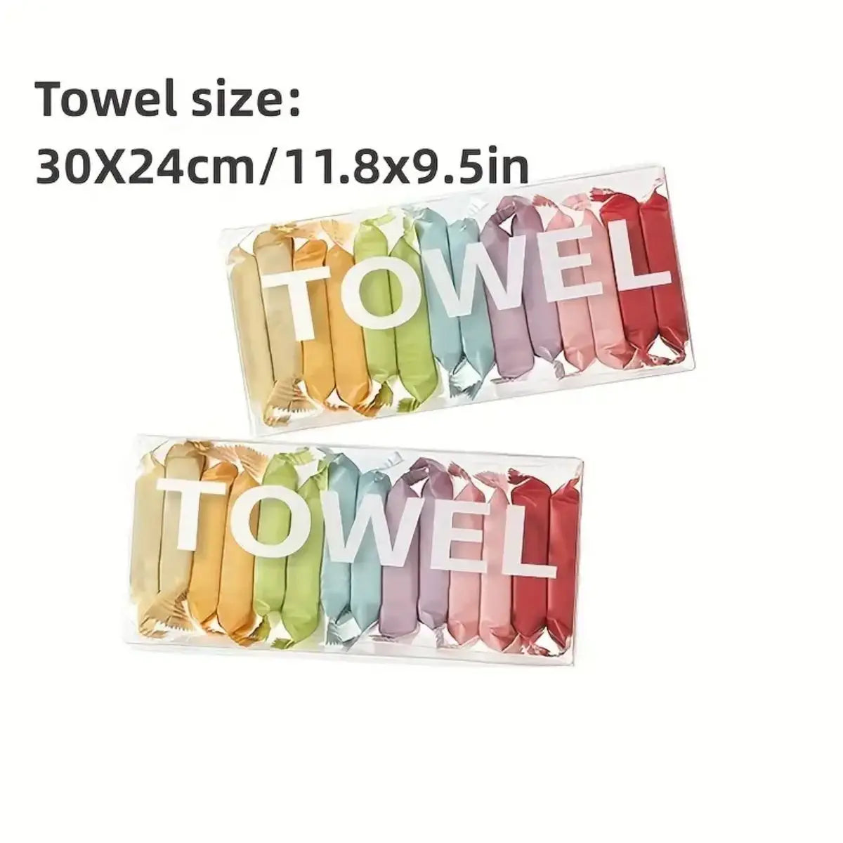 14pcs/set Compressed Cotton Facial Cleansing Towels