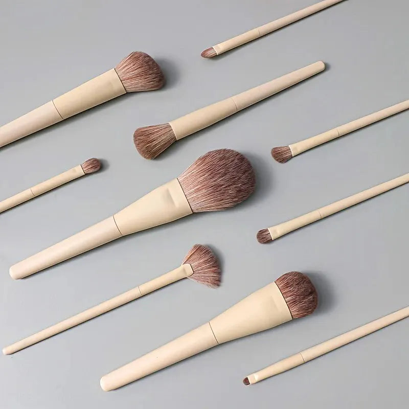 10 PCS Foundation Blending Brush Set
