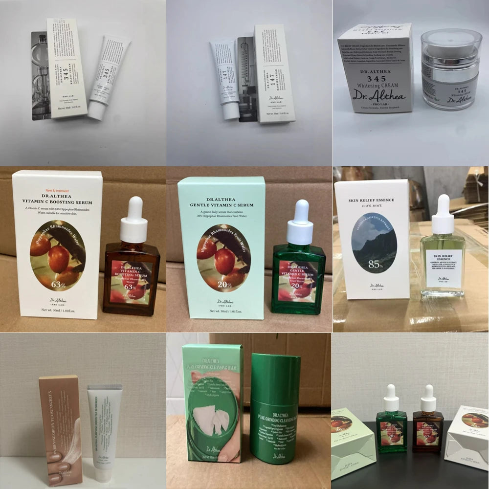 Dr.Althea Skin Care Kit - Antioxidant Cream, Vitamin C Serum, Moisturizing Skin Care