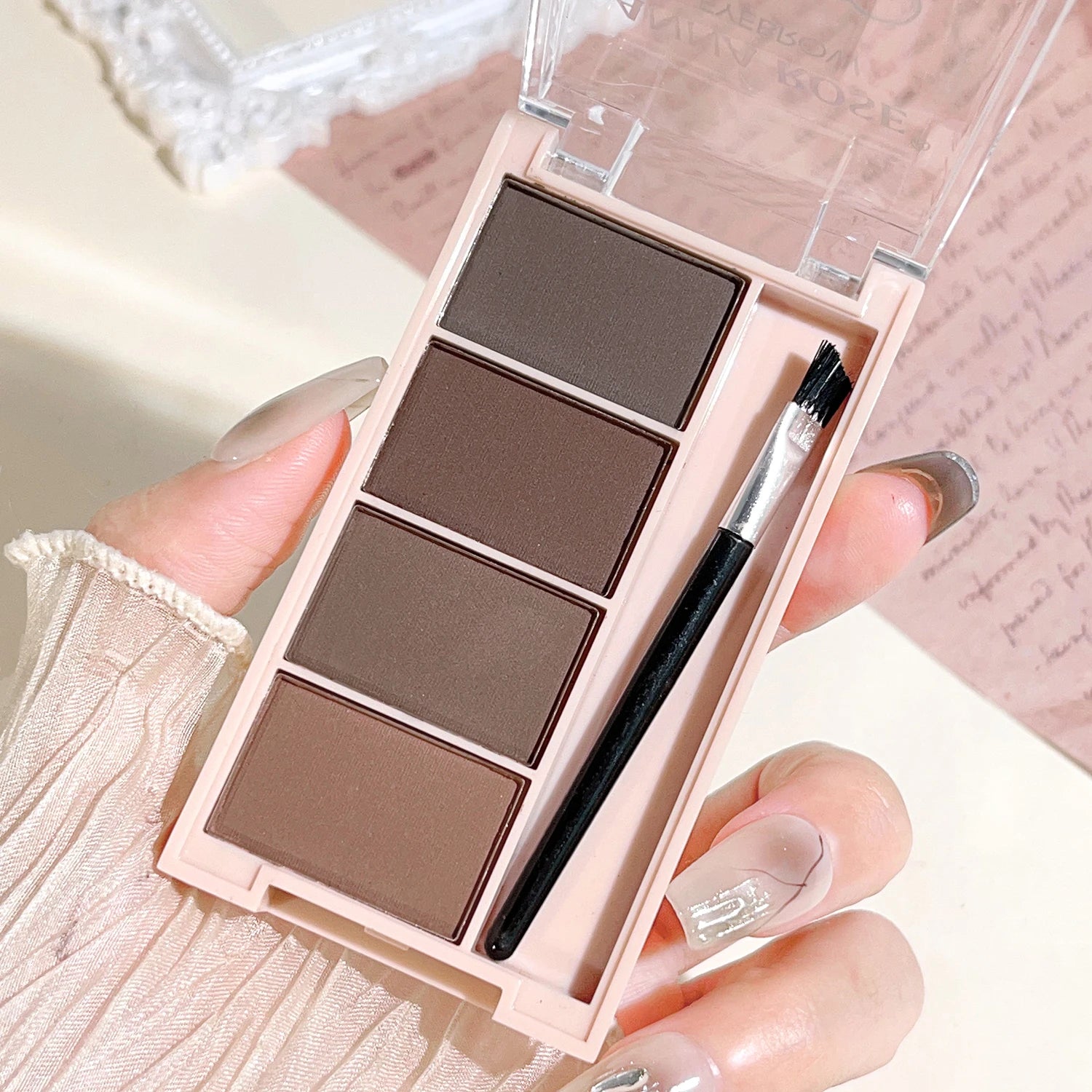 Eyebrow powder tray