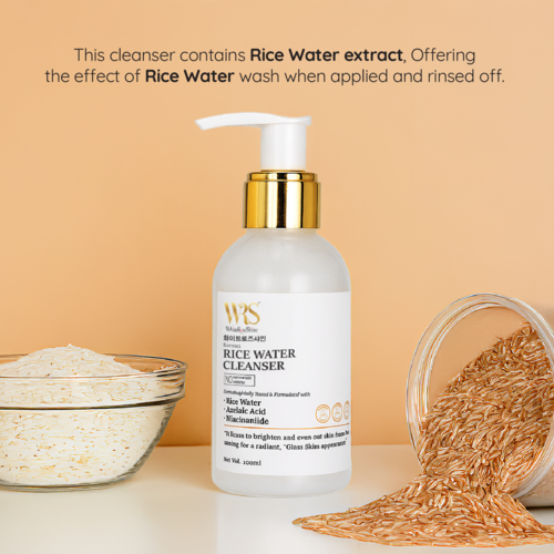 WRS Rice Water Cleanser + Snail Mucin Serum Combo