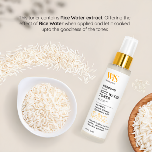 Whiteroseshine Korean Rice Water Toner for All Skin Types